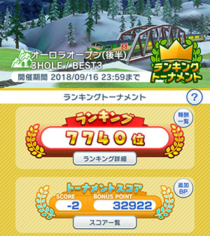 オーロラオープン(後半)スタートのイメージ画像