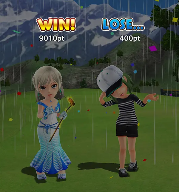 「みんゴル」ピュアフィールドリンクス VSマッチに勝つイメージ画像