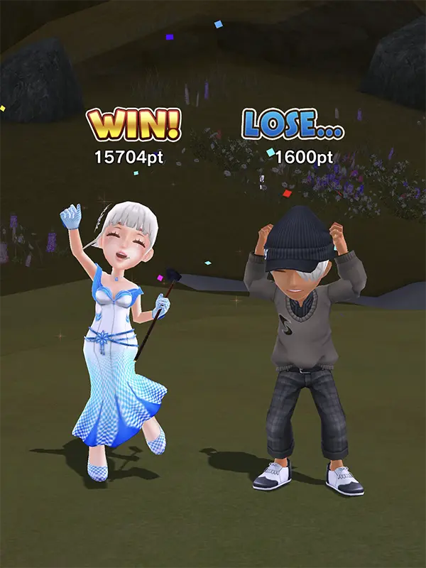 「みんゴル」新ピュアフィールドリンクスEXVSマッチBのビギナーの解放条件のイメージ画像